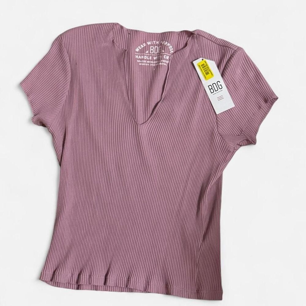 Bdg Women's Pink/Purple Crop-top